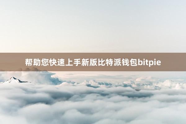 帮助您快速上手新版比特派钱包bitpie