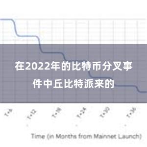 在2022年的比特币分叉事件中丘比特派来的