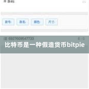 比特币是一种假造货币bitpie